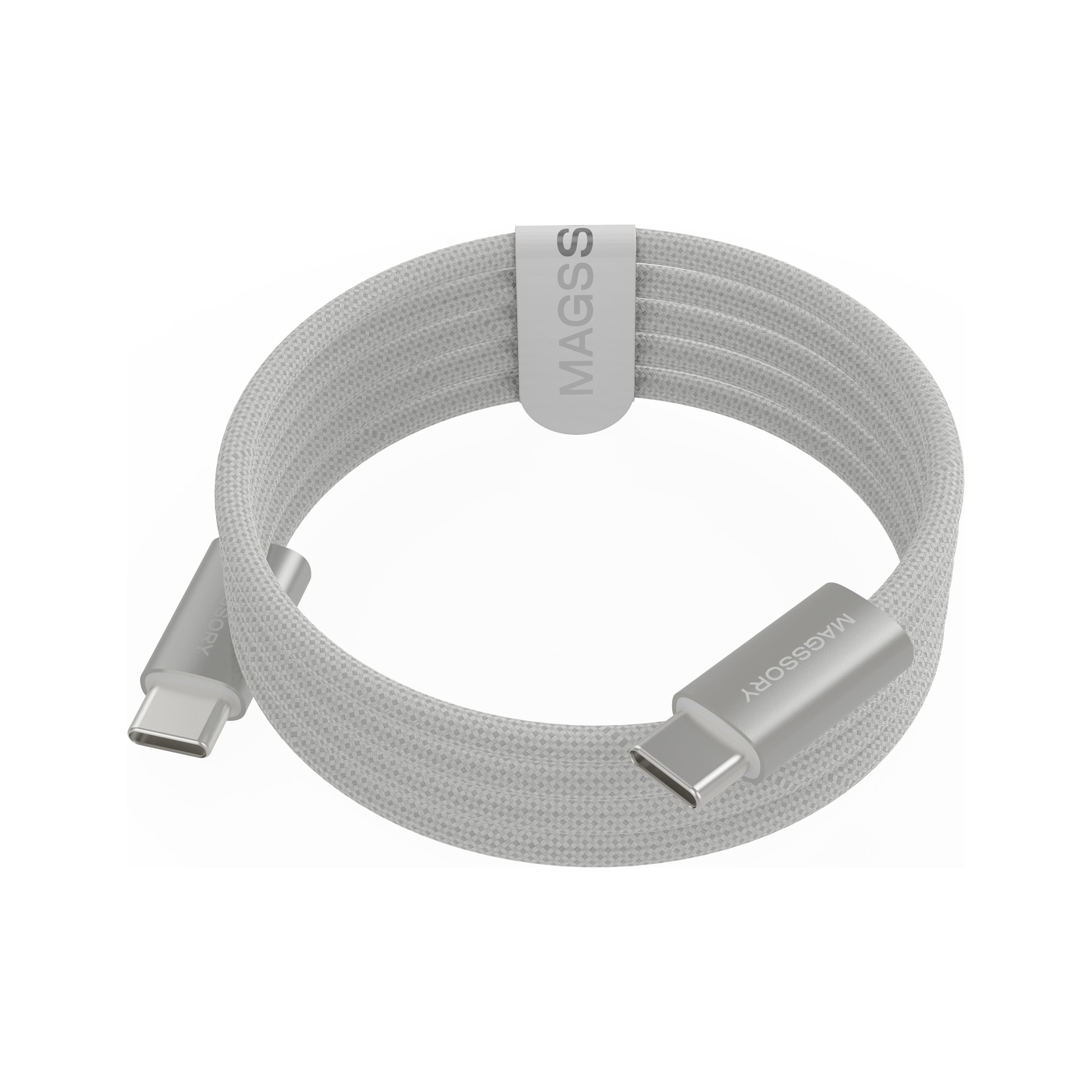 Кабель Magssory Line C 60W USB-C, 1,5 м White, Белый — CBL002 w 2